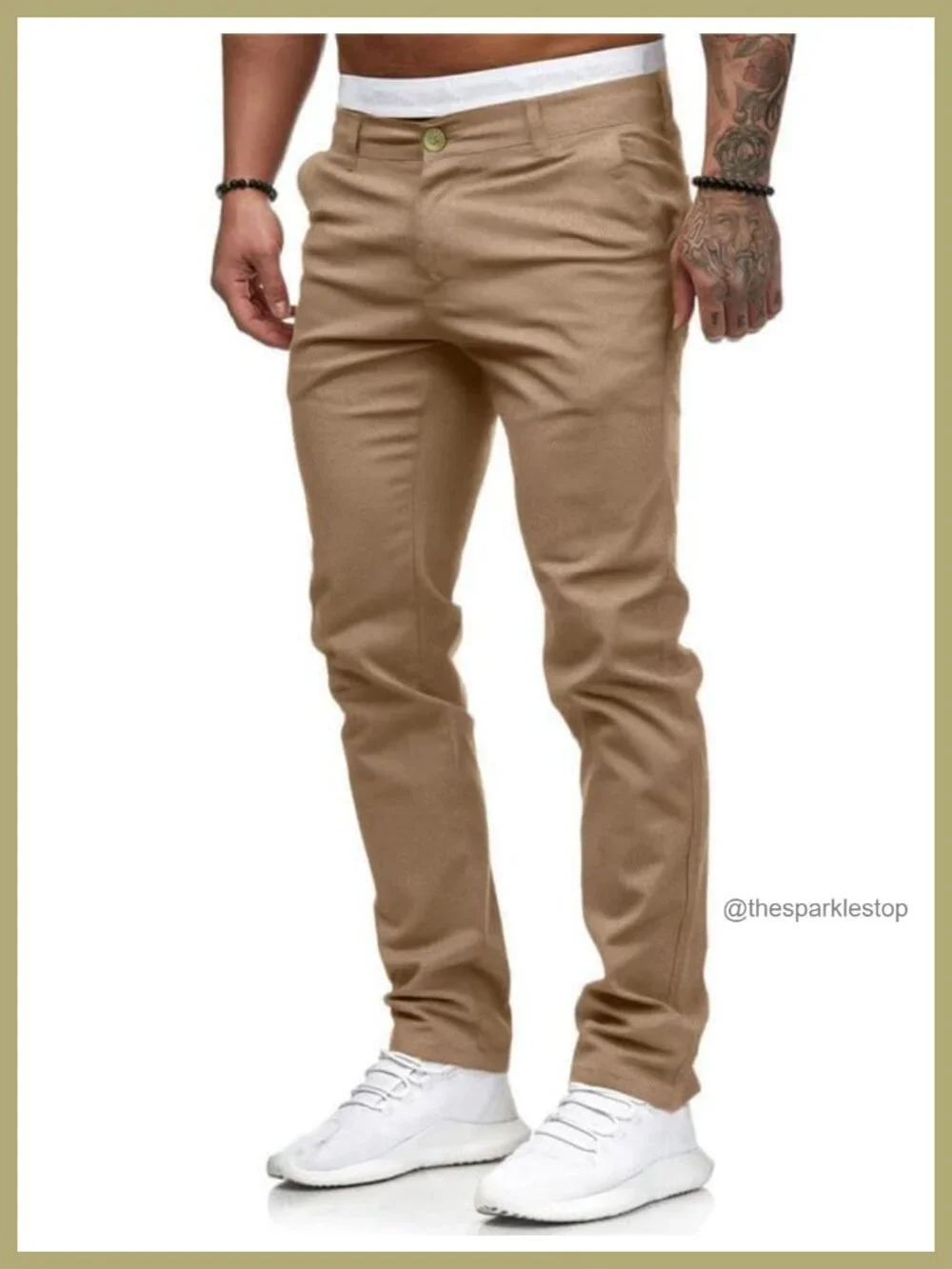 Men's Skinny Stretch Jeans Casual Denim Pants
